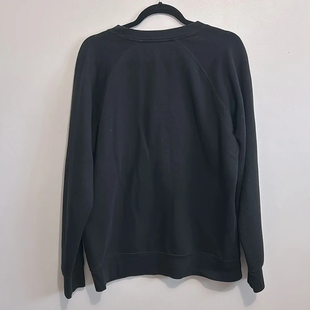 Brunette the label No Champagne No Gain sweatshirt size S/M in Black - Picture 2 of 3